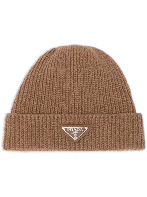 prada ribbed beanie|Prada hat farfetch.